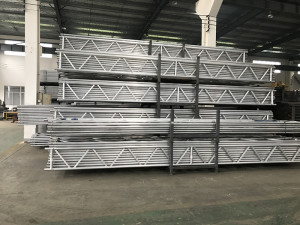 Poutre d'échelle en aluminium pour équipement de construction d'échafaudage