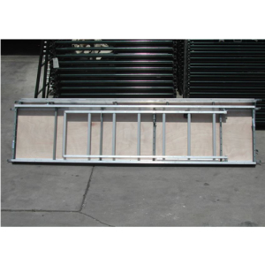 Planche en aluminium/ contreplaqué avec trappe et échelle pour échafaudage Ringlock